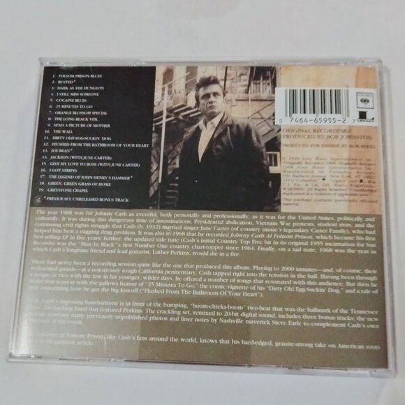 Johnny Cash At Folsom Prison CD - Picture 2 of 7
